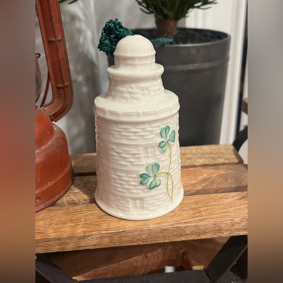 Belleek Hook Head Lighthouse Christmas Ornament Bell - Picture 3 of 6